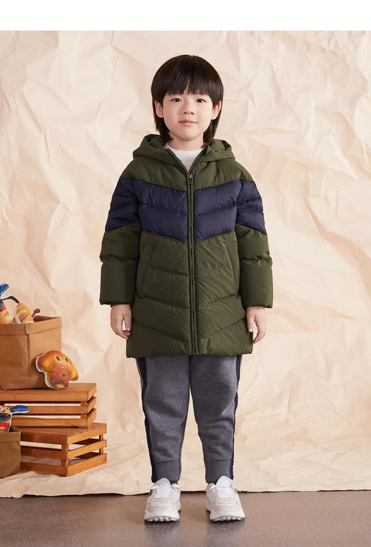 latin 马拉丁男大童羽绒冬装新款中长羽绒119114703g