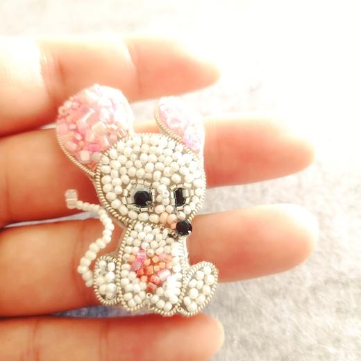 【云端刺绣】生肖小老鼠钥匙圈 商品图2