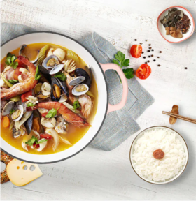 好看的珐琅锅套，厨房加点情趣感