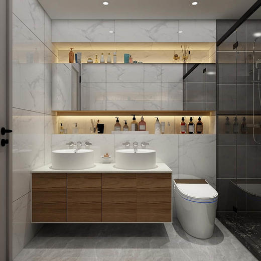 都市镜框卫浴柜 商品图0