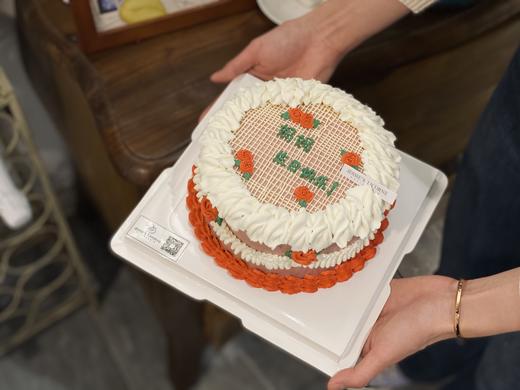 复古裱花奶油生日蛋糕 商品图0