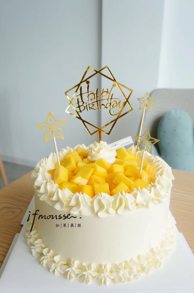 「经典」水果双层 装饰水果 芒果或草莓