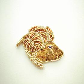 【云端刺绣】白羊座刺绣胸针