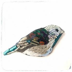 【云端刺绣】日系小鸟可爱胸针