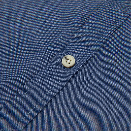 xc80501095杉杉shanshan男装2020秋季新款男士仿牛仔休闲长袖衬衫