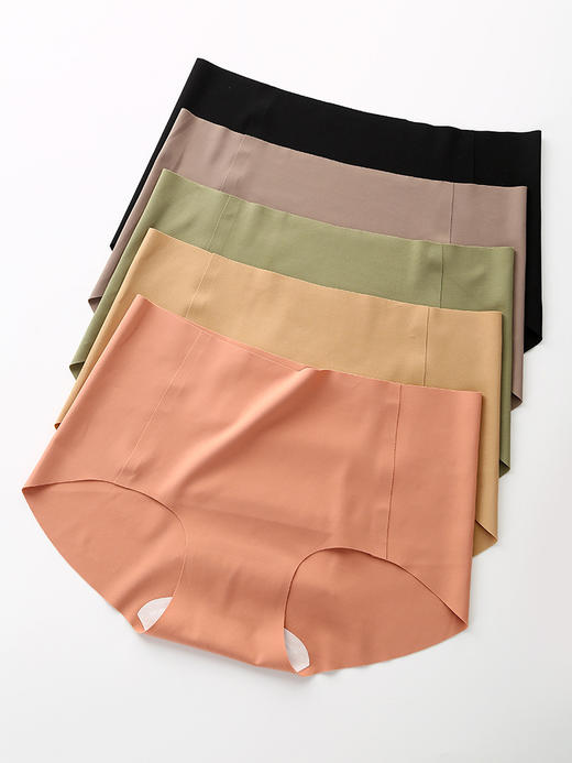 素肌果冻配套内裤一片式裸感真正无痕底档舒适简约中三角裤女 商品图1