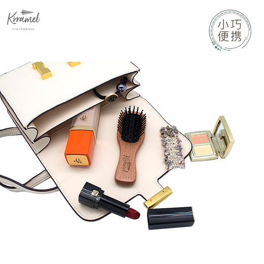 美国krramel便携气垫梳子女按摩头皮蓬松理顺防打结长发专用迷你 商品图3
