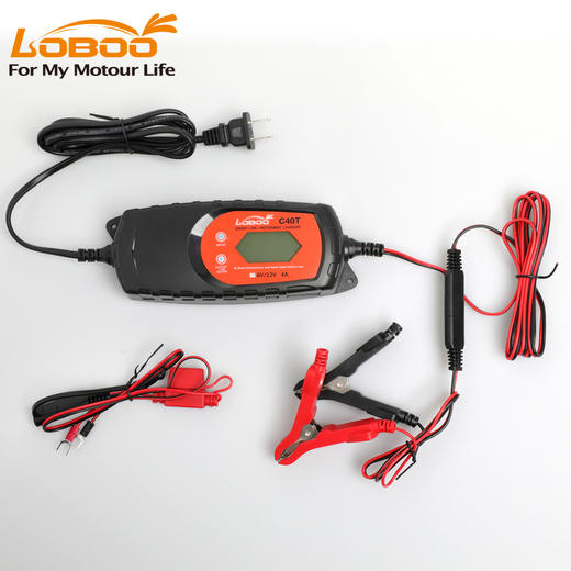 LOBOO萝卜 摩托车电瓶充电器12V 商品图1