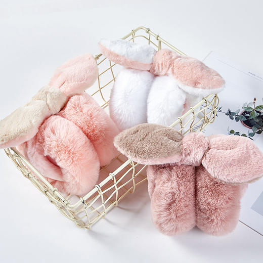 【享冬日温暖】冬季耳罩护耳捂女士毛绒耳套学生保暖耳罩可折叠居家日用 商品图3