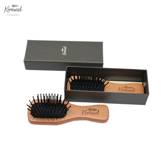 美国krramel便携气垫梳子女按摩头皮蓬松理顺防打结长发专用迷你 商品图1