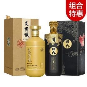 【推荐】国台 中国龙 龙标 53度 500ml单瓶+国台 炎黄豫 53度 500ml单瓶