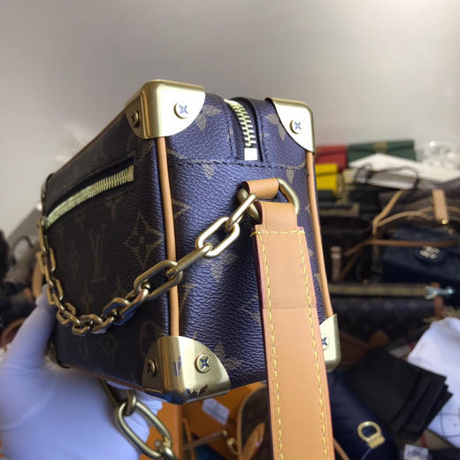 MSL工作室，高端定制，L复古软方盒子包 商品图5