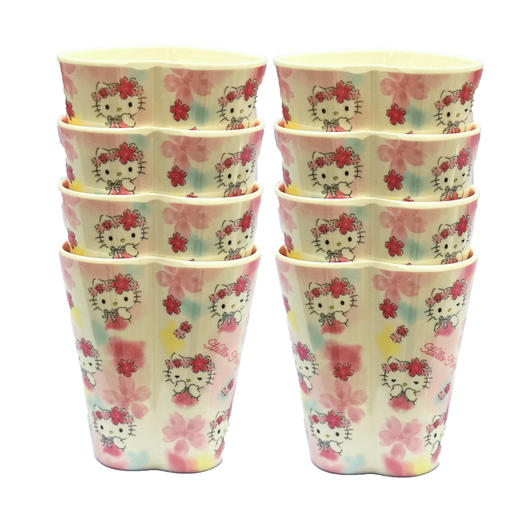 五和粉萌凯蒂猫心形杯310ml【FKT-953】 商品图0
