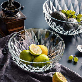 【玻璃沙拉碗】家用面碗水果沙拉碗厨房用品透明玻璃碗大号餐具碗