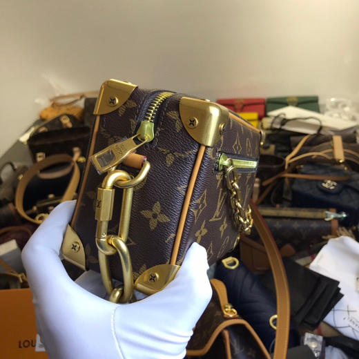 MSL工作室，高端定制，L复古软方盒子包 商品图2