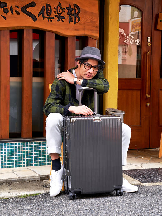 【炫彩上新】银座/GNZA 铝框行李箱行李箱大容量女旅行拉杆皮箱男铝框密码24寸结实耐用加厚小型20寸8953K 商品图10