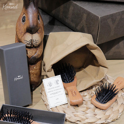 美国krramel便携气垫梳子女按摩头皮蓬松理顺防打结长发专用迷你 商品图4