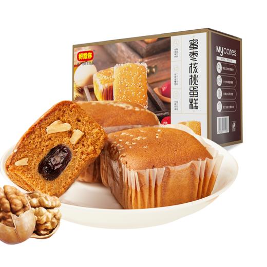 红枣核桃蛋糕 420g/箱 早餐 即食 面包 糕点 点心 休闲零食 好想你 商品图3
