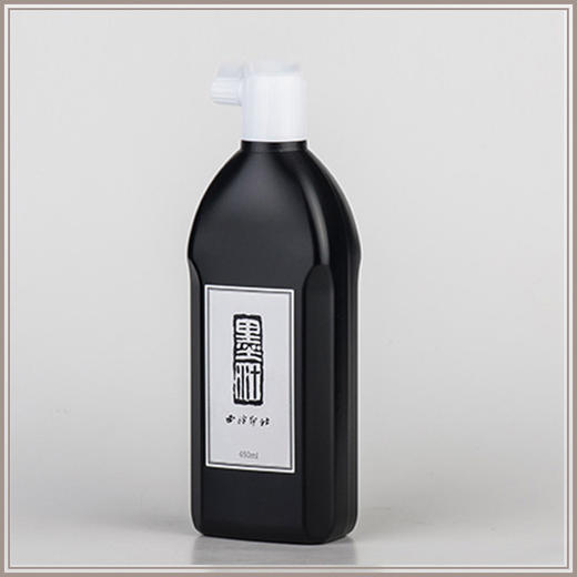 【西泠印社】日本墨运堂原装进口中浓油烟小墨汁（180ml） 商品图1