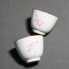 茶杯-陶瓷品茗杯-陶瓷手绘莲花主人杯 商品缩略图0