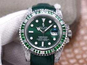 劳li士改装潜航者水鬼‬玩毒货V4版本，采用Eta2836全自动械机‬机芯，男士腕表，硅胶表带，密底，自动机械机芯