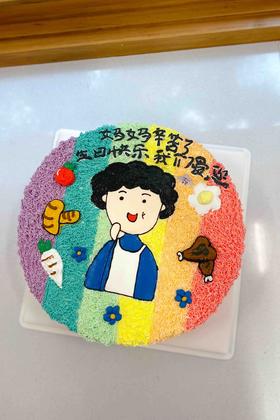 手绘母亲 下单前请仔细阅读商品详情