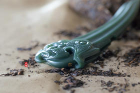 和田玉（青玉）茶刀