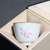 茶杯-陶瓷品茗杯-陶瓷手绘莲花主人杯 商品缩略图6