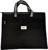 手提文件袋双层帆布袋男女士商务资料袋会议包公文包LOMBOK  LK-5180 黑色 商品缩略图1