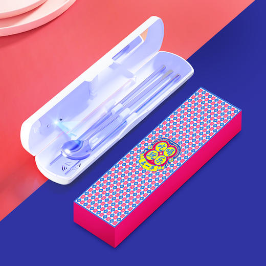 Puretta 便携餐具除菌收纳盒 商品图0