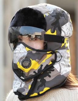 【秒杀】户外骑行保暖防寒帽棉冬季防风帽护耳骑电动车雷锋帽（男女通用） 商品图1