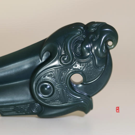 和田玉（青玉）茶刀 商品图8