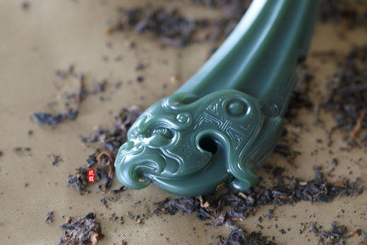 和田玉（青玉）茶刀 商品图1