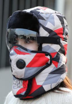 【秒杀】户外骑行保暖防寒帽棉冬季防风帽护耳骑电动车雷锋帽（男女通用） 商品图4