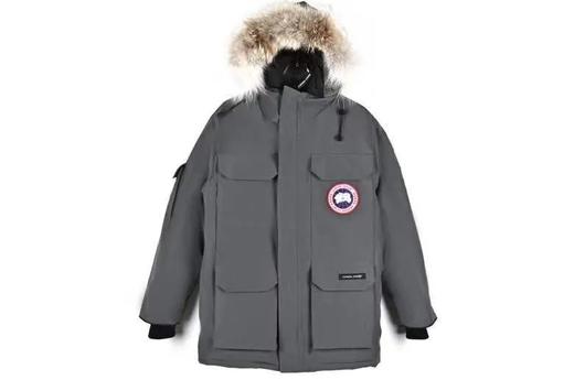 石墨灰 加拿大鹅08远征款 派克大衣羽绒服6-6-1