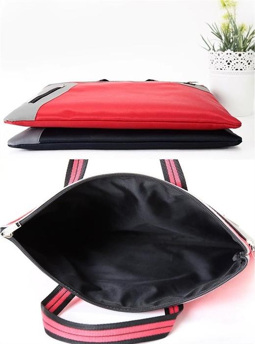 德仕高 3117手提文件袋 商务男女包 公文包资料包休闲时尚学生A4文件深蓝色 商品图3