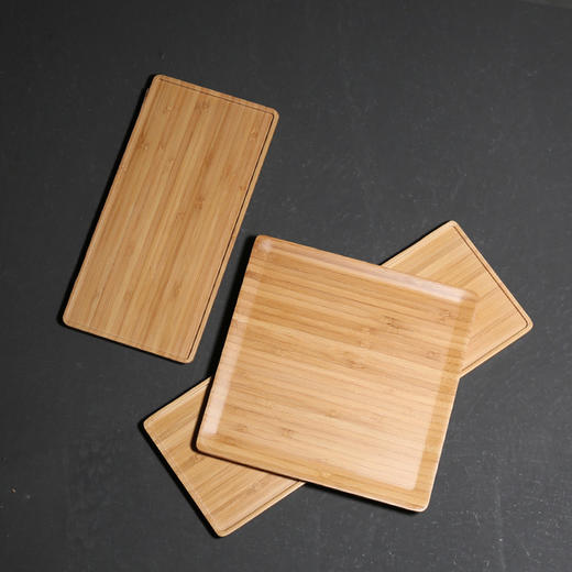 茶盘-竹制小号干泡盘功夫茶具一壶二杯茶盘旅行小茶盘 商品图3