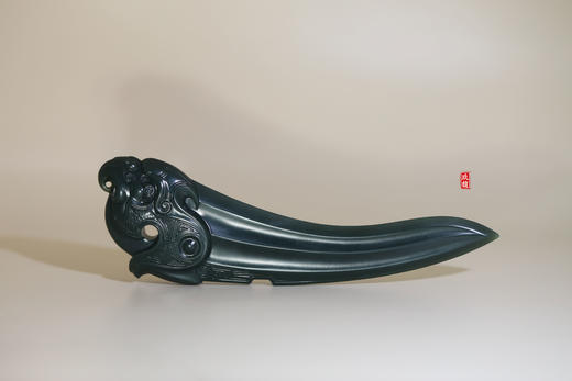 和田玉（青玉）茶刀 商品图6