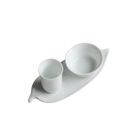 茶具套装-德化白瓷品茗杯闻香杯杯垫组合套装 茶艺表演留香杯套组 商品图4