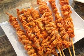 腌制鸡皮串   一件   批