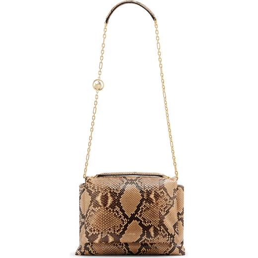 lanvin浪凡 新品蟒蛇皮斜挎纯色sugar bag枕头包