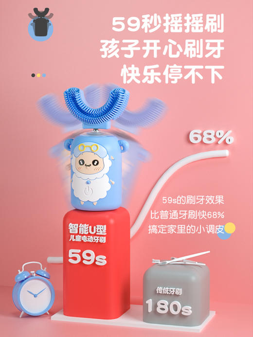 bgp(e2) 懒贝贝 U型牙刷 小羊版 商品图1