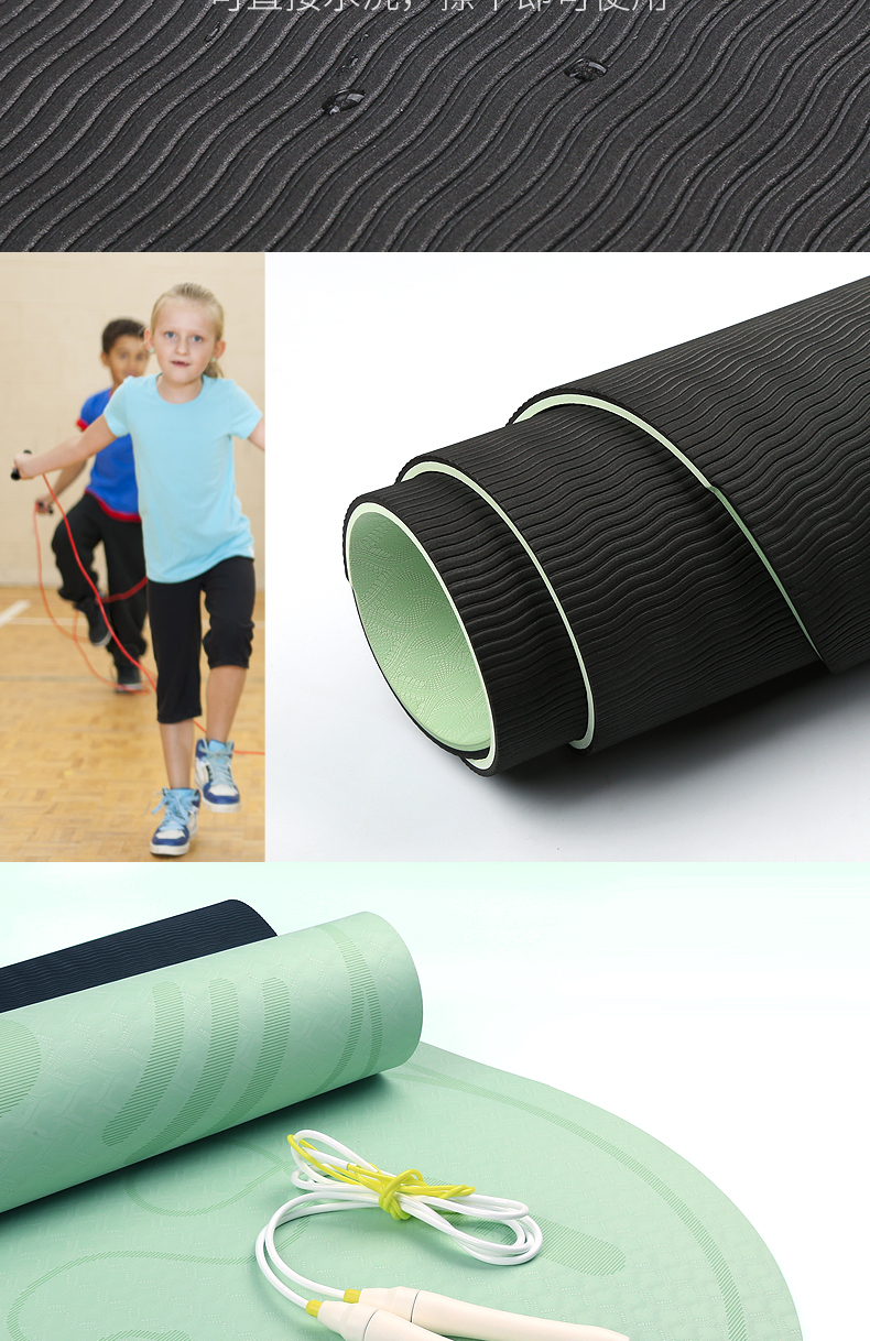 学生跳绳垫子减震隔音家用室内儿童跳绳专用垫缓震防滑静音健身