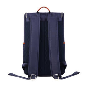 外交官 时尚休闲双肩包 深蓝色 YH-752L