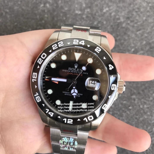 UU劳li士EXPLORERⅡ探险家2，直径42mm ，厚度12mm，2836机芯，男士腕表，精钢表带，自动机械机芯，密底 商品图12