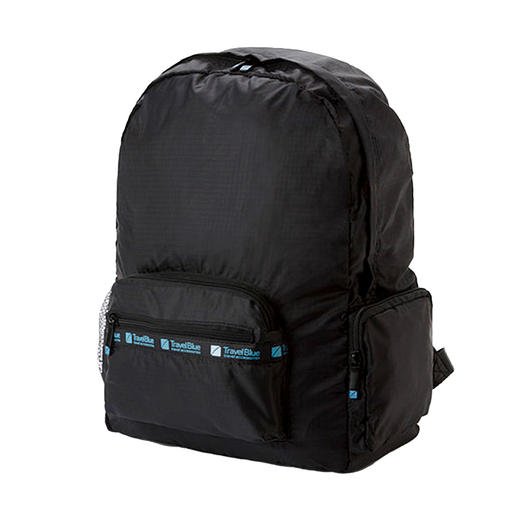蓝旅 黑色轻便折叠背包男女双肩背包 050 商品图2