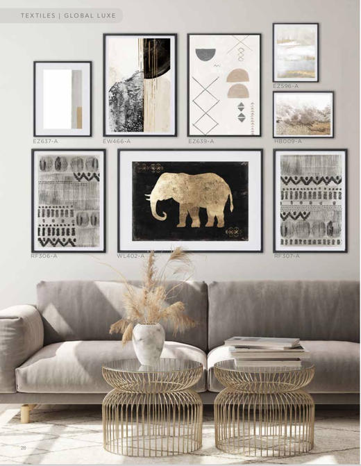 NS家居nsfurniture授权原版装饰画艺术画NSPT-ZU2-WL402-A 商品图1