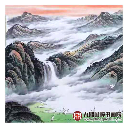 高云鹏《江山多高雄风万里》68*178cm 山水横幅作品 办公室/客厅挂画 商品图4