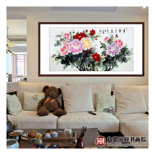 高云鹏《王者之香》68*138cm 花鸟横幅作品 卧室/客厅挂画 商品图3