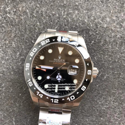 UU劳li士EXPLORERⅡ探险家2，直径42mm ，厚度12mm，2836机芯，男士腕表，精钢表带，自动机械机芯，密底 商品图13